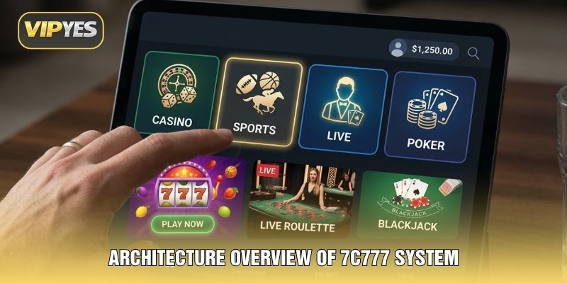 Architecture overview of 7C777 system
