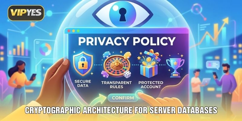 Cryptographic architecture for server databases Cryptographic architecture for server databases