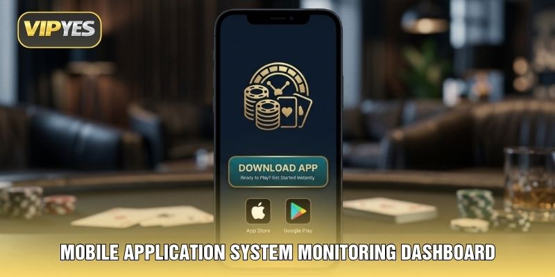 Mobile application system monitoring dashboard Mobile application system monitoring dashboard