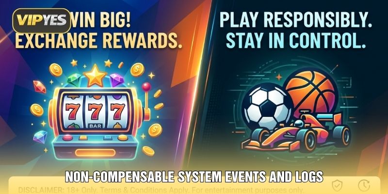 Non-compensable system events and logs