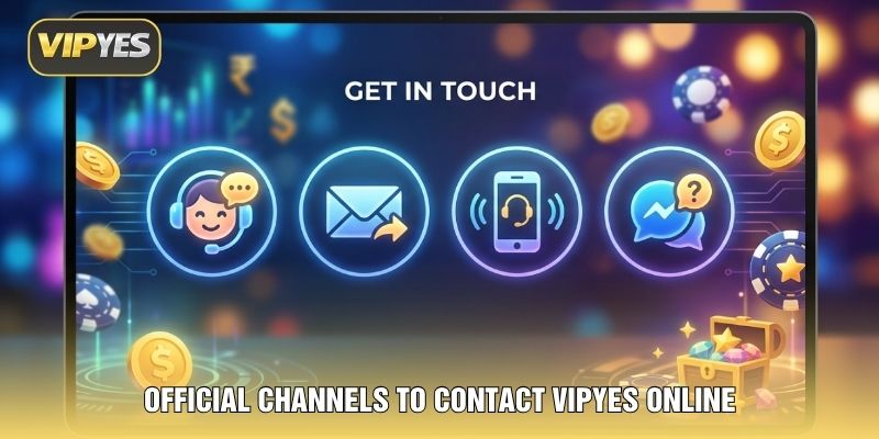 Official channels to contact VIPYES online