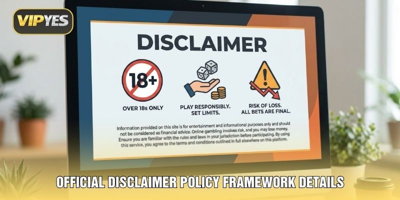 Official disclaimer policy framework details