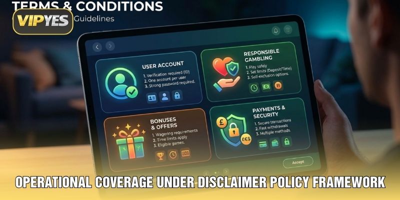 Operational coverage under disclaimer policy framework Operational coverage under disclaimer policy framework