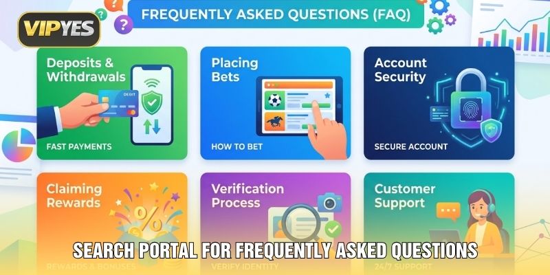 Search portal for frequently asked questions