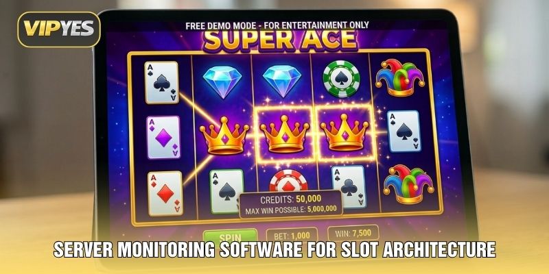 Server monitoring software for slot architecture Server monitoring software for slot architecture