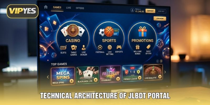 Technical architecture of JLBDT portal