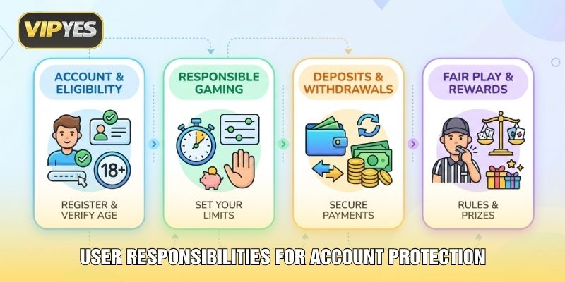 User responsibilities for account protection User responsibilities for account protection