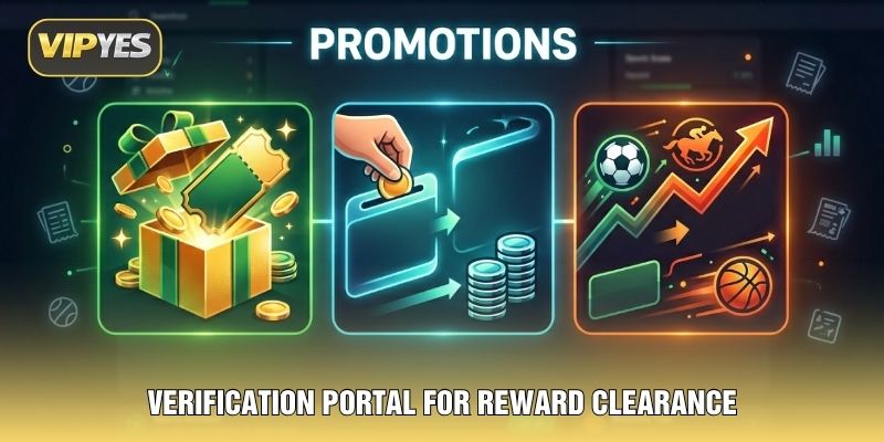 Verification portal for reward clearance Verification portal for reward clearance
