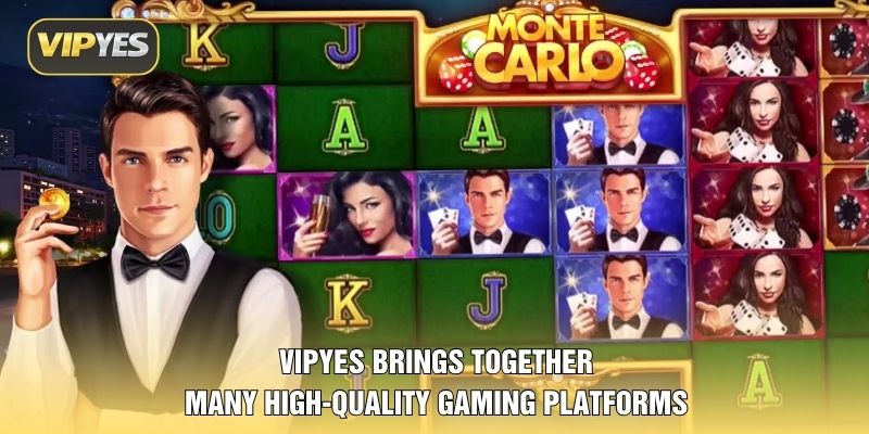 VIPYES brings together many high-quality gaming platforms VIPYES brings together many high-quality gaming platforms